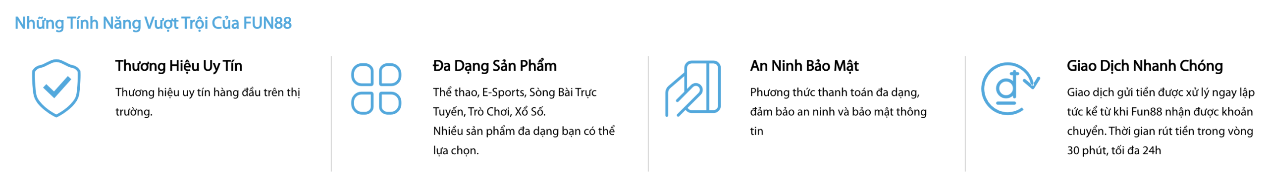 Tính năng an toàn